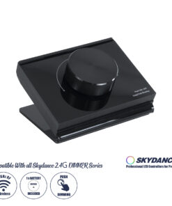 GloboStar® 73123 RK1 SKYDANCE Ασύρματο Χειριστήριο RF 2.4Ghz & Push Dimming 1 Group για όλα τα Μονόχρωμα SKYDANCE Controller DC 3V 1 x CR2032 - IP20 Μ9.1 x Π7.2 x Υ5.7cm - 5 Χρόνια Εγγύηση