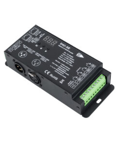 Alternative view of GLOBOSTAR® SKYDANCE-D4C-XE 73147 DC CC DMX Master Dimmer / Controller / Decoder Υψηλής Ταχύτητας με 4 x 700-1750mA 2.1-78.75W Κανάλια DC 12-48V σε DC 3-45V 7000mA 315W Max IP20 - DMX512 & RDM - Μ16.5 x Π7 x Υ3.7cm - 5 Χρόνια Εγγύηση