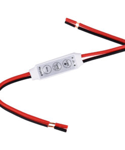 GLOBOSTAR® DIMMERANO 73307 Διακόπτης On/Off & Dimming με 1 x 6A 144W Κανάλι DC 12-24V 6A 144W Max IP20 - Λευκό - Μ30 x Π1.3 x Υ0.6cm - 2 Χρόνια Εγγύηση