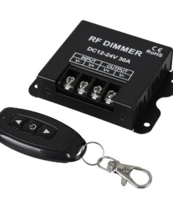 GLOBOSTAR® DIMMERME 73310 Dimmer με RF Ασύρματο Χειριστήριο με 1 x 30A 720W Κανάλι DC 12-24V 30A 720W Max IP20 - RF2.4Ghz - Μ8.7 x Π6.2 x Υ2cm - 2 Χρόνια Εγγύηση