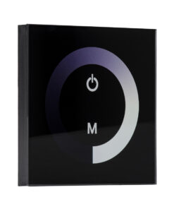Alternative view of GLOBOSTAR® DIMTOUCH 73318 Dimmer Τοίχου με Touch Panel με 1 x 12A 288W Κανάλι DC 12-24V 12A 288W Max IP20 - Μ9 x Π9 x Υ3.5cm - 2 Χρόνια Εγγύηση