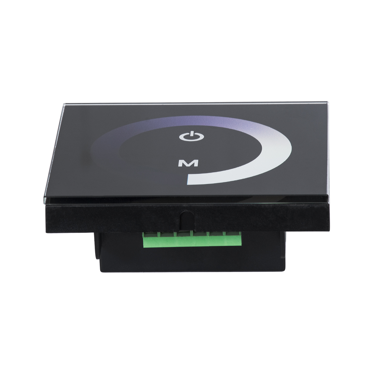 GLOBOSTAR® DIMTOUCH 73318 Dimmer Τοίχου με Touch Panel με 1 x 12A 288W Κανάλι DC 12-24V 12A 288W Max IP20 - Μ9 x Π9 x Υ3.5cm - 2 Χρόνια Εγγύηση - Image 5