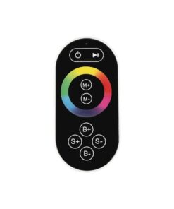 GLOBOSTAR® RGBCONTROLLER 73412 DMX Dimmer / Controller με RF Ασύρματο Χειριστήριο με 3 x 15A 75W Κανάλια DC 5-24V 15A 360W Max IP20 – DMX512 & RF2.4Ghz – Μ17.5 x Π3 x Υ3.5cm – 1 Χρόνος Εγγύηση