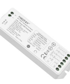 GloboStar® 73422 LS2 Mi-BOXER DC RF 2.4Ghz 5 in 1 Dimmer High Speed Controller / Dimmer 5 Καναλιών DC 12-24V 5 x 3A 72W - Max 15A 360W - IP20 RGBW+WW Μ13 x Π5 x Υ2.5cm - 5 Years Warranty