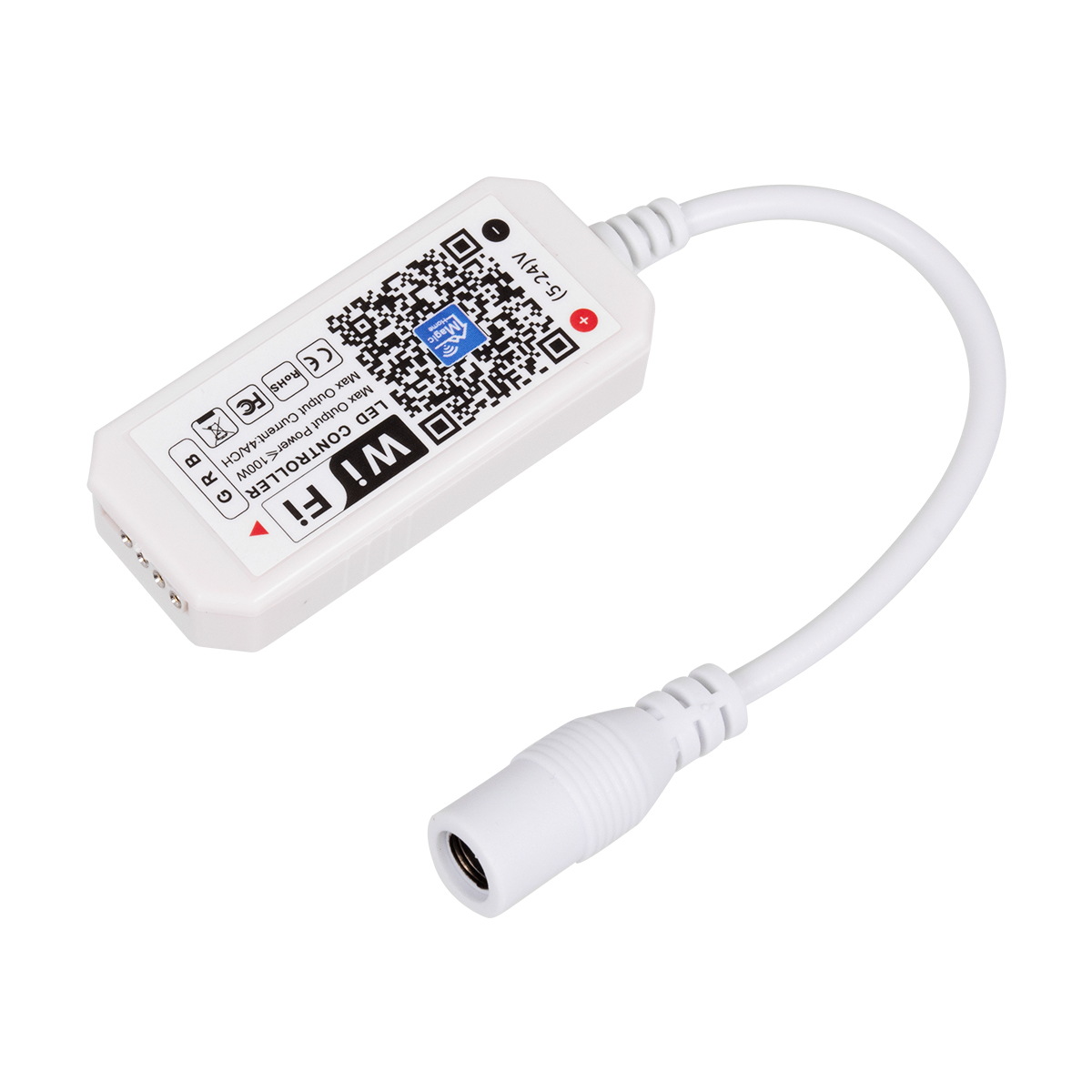 GloboStar® 73435 Ασύρματος Smart Home Wi-Fi LED RGB Controller με Χειριστήριο RF 2.4Ghz DC 5-24V Max 100W - Image 3