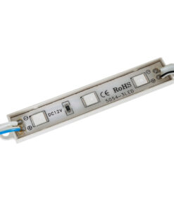 GloboStar® 73705 20 Τεμάχια x LED Modules 3 x SMD 5050 0.8W 50lm DC 12V - Αδιάβροχο IP66 - Μπλε - 2 Χρόνια Εγγύηση