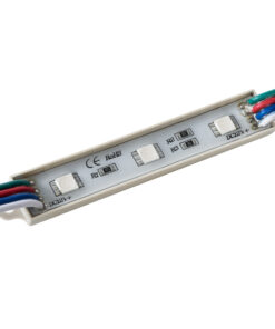GloboStar® 73706 20 Τεμάχια x LED Modules 3 x SMD 5050 0.8W 50lm DC 12V - Αδιάβροχο IP66 - RGB - 2 Χρόνια Εγγύηση