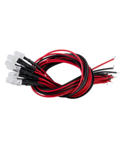 GLOBOSTAR® DIODECHIP 73731 Δίοδος LED 0.3W 24lm 90° DC 12V Αδιάβροχο IP65 Θερμό Λευκό 2700K Dimmable - Μ0.5 x Π0.5 x Υ20cm - Πακέτο 10 Τεμαχίων - 2 Χρόνια Εγγύηση