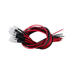 GLOBOSTAR® DIODECHIP 73737 Δίοδος LED 0.3W 15lm 90° DC 12V Αδιάβροχο IP65 Μωβ Dimmable - Μ0.5 x Π0.5 x Υ20cm - Πακέτο 10 Τεμαχίων - 2 Χρόνια Εγγύηση