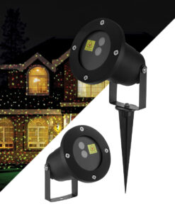 GloboStar® 75598 Προβολάκι Κήπου Καρφωτό - Δαπέδου Laser 30W 60° AC 230V Αδιάβροχο IP67 με Ασύρματο Χειριστήριο RF 2.4Ghz Πράσινο - Κόκκινο