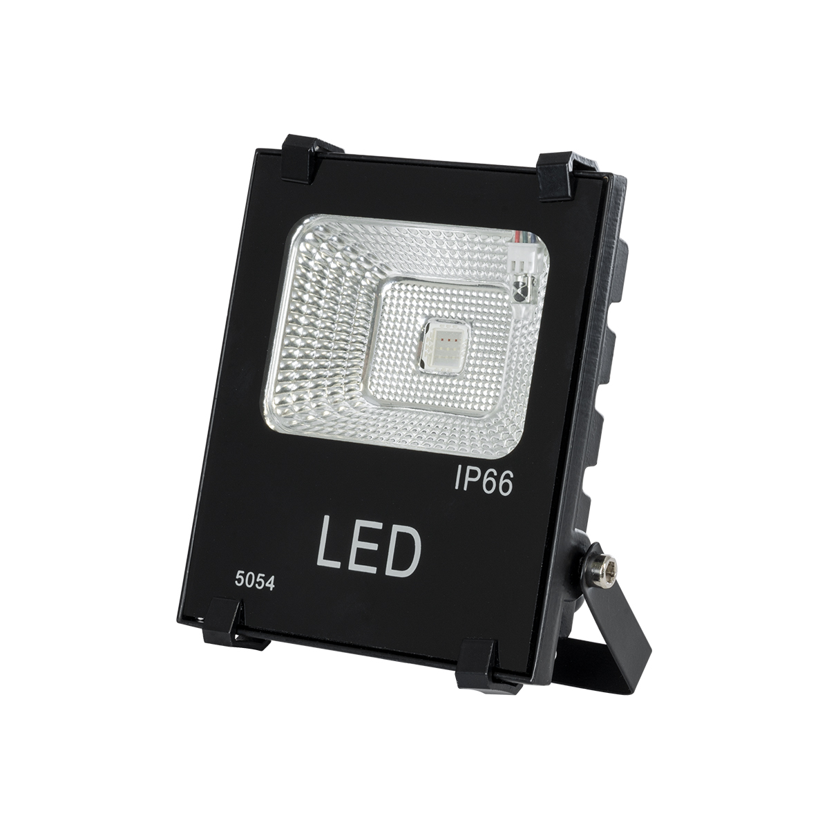 GLOBOSTAR® RGBFLOOD 75600 Προβολέας με IR Ασύρματο Χειριστήριο LED 10W 650lm 120° AC 220-240V Αδιάβροχο IP66 Πολύχρωμο RGB Dimmable - Μαύρο Ματ - Μ11 x Π4 x Υ13.5cm - 2 Χρόνια Εγγύηση - Image 2