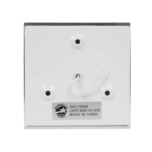 GLOBOSTAR® SENSATI 75650 Διακοσμητικό Φωτιστικό Τοίχου Ένδειξης / Σήμανσης "EXIT" LED 1W 40lm 90° AC 220-240V IP20 Πράσινο - Star LED Chip - Νίκελ Βούρτσας - Μ11 x Π3 x Υ11cm - 2 Χρόνια Εγγύηση - Image 3