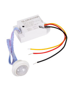 GLOBOSTAR® SENSORE 75700 Χωνευτός Ανιχνευτής PIR / Αισθητήρας Κίνησης 360° AC 220-240V 0.2A 50W Max IP20 - Μ7 x Π3.7 x Υ3.3cm - 2 Χρόνια Εγγύηση