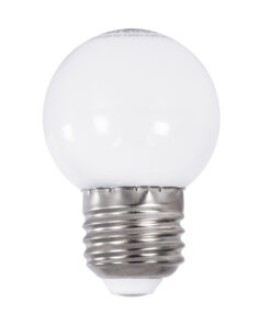 GLOBOSTAR® SPHERE 76091 Λάμπα E27 G45 LED 3W 255lm 260° AC 220-240V IP20 Φυσικό Λευκό 4500K - Sanan SMD Chip - Λευκό Γαλακτερό - Μ4.5 x Π4.5 x Υ6.9cm - 2 Χρόνια Εγγύηση