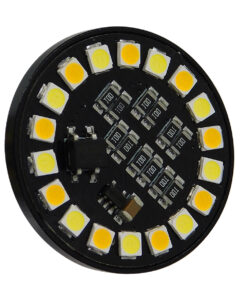 GLOBOSTAR® G4BACK 76111 Λάμπα G4 LED 5W 600lm 120° DC 12V IP20 Ρυθμιζόμενο Λευκό CCT με On/Off 2700K/4500K/6000K - Sanan SMD Chip - Back Pin - Μ3.2 x Π3.2 x Υ0.7cm - 2 Χρόνια Εγγύηση