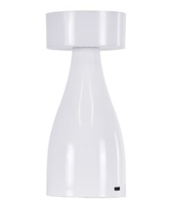 GloboStar® DOLLY 76466 Επιτραπέζιο Φωτιστικό Πορτατίφ LED 1.5W 105lm 120° DC 5V IP44 CCT Θερμό Λευκό 2700K - Φυσικό Λευκό 4500K - Ψυχρό Λευκό 6000K Dimmable Λευκό Πλαστικό - Μ9 x Π9 x Υ21cm - 2 Xρόνια Εγγύηση