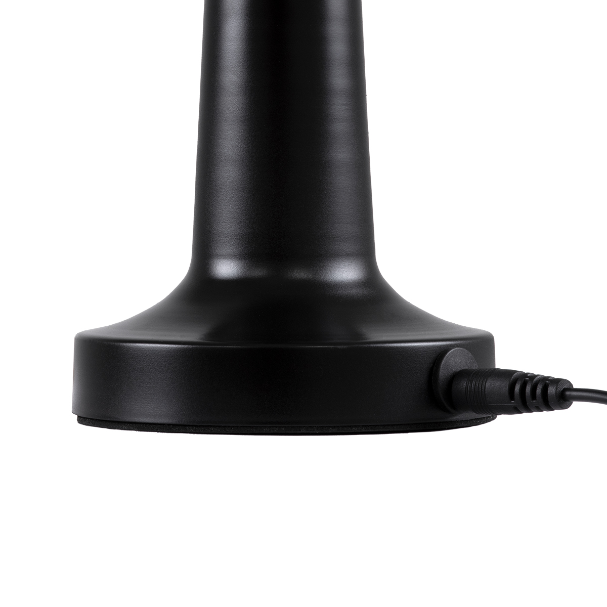 GloboStar® BELLA 76503 Επαναφορτιζόμενο Επιτραπέζιο Φωτιστικό Πορτατίφ LED 1.5W 105lm 120° DC 5V IP44 Θερμό Λευκό 2700K Dimmable Μαύρο Αλουμίνιο - Μ9 x Π9 x Υ21cm - 2 Xρόνια Εγγύηση - Image 7