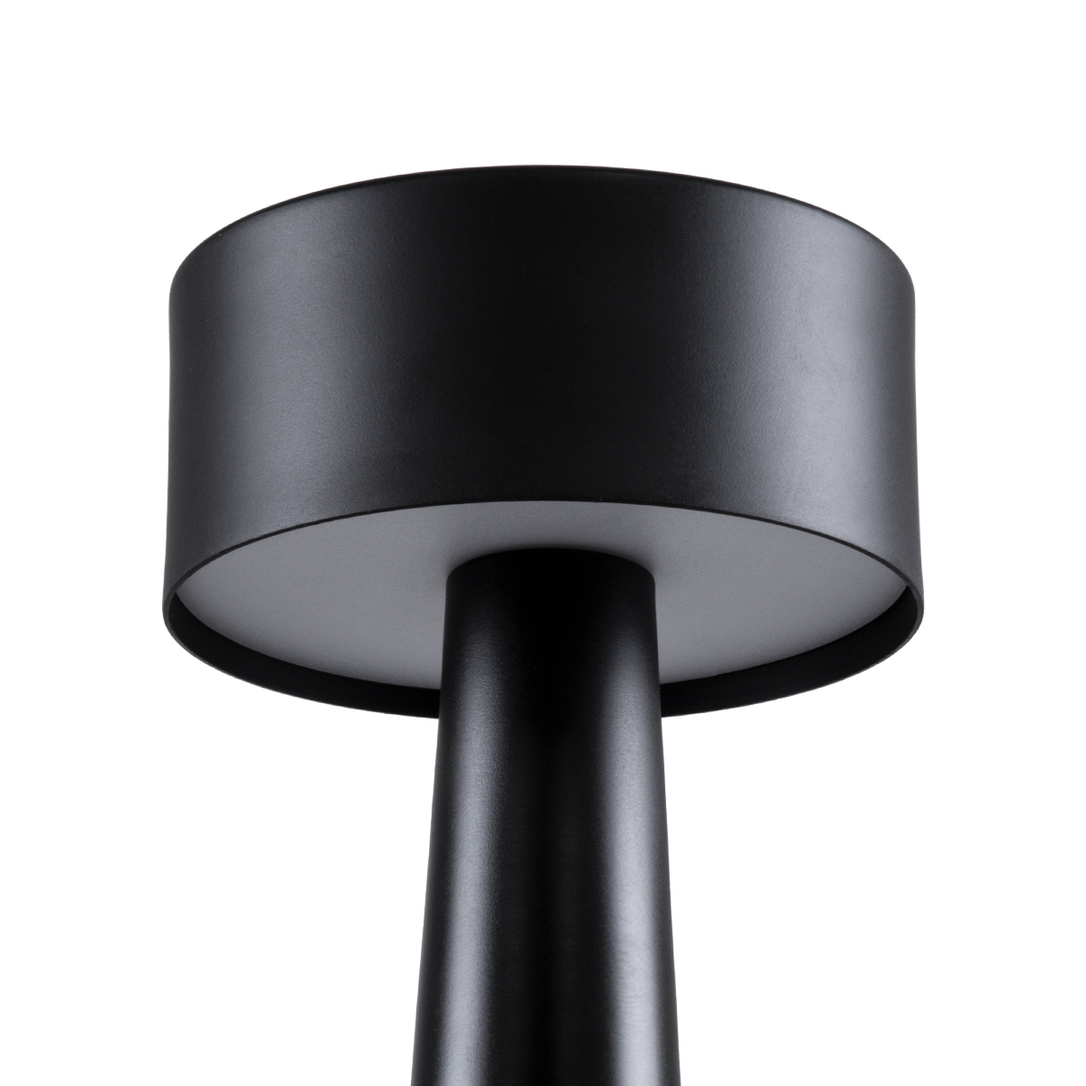 GloboStar® BELLA 76503 Επαναφορτιζόμενο Επιτραπέζιο Φωτιστικό Πορτατίφ LED 1.5W 105lm 120° DC 5V IP44 Θερμό Λευκό 2700K Dimmable Μαύρο Αλουμίνιο - Μ9 x Π9 x Υ21cm - 2 Xρόνια Εγγύηση - Image 8