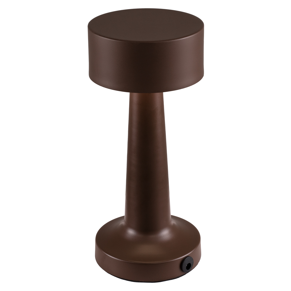 GloboStar® BELLA 76507 Επαναφορτιζόμενο Επιτραπέζιο Φωτιστικό Πορτατίφ LED 1.5W 105lm 120° DC 5V IP44 Θερμό Λευκό 2700K Dimmable Καφέ Αλουμίνιο - Μ9 x Π9 x Υ21cm - 2 Xρόνια Εγγύηση - Image 5