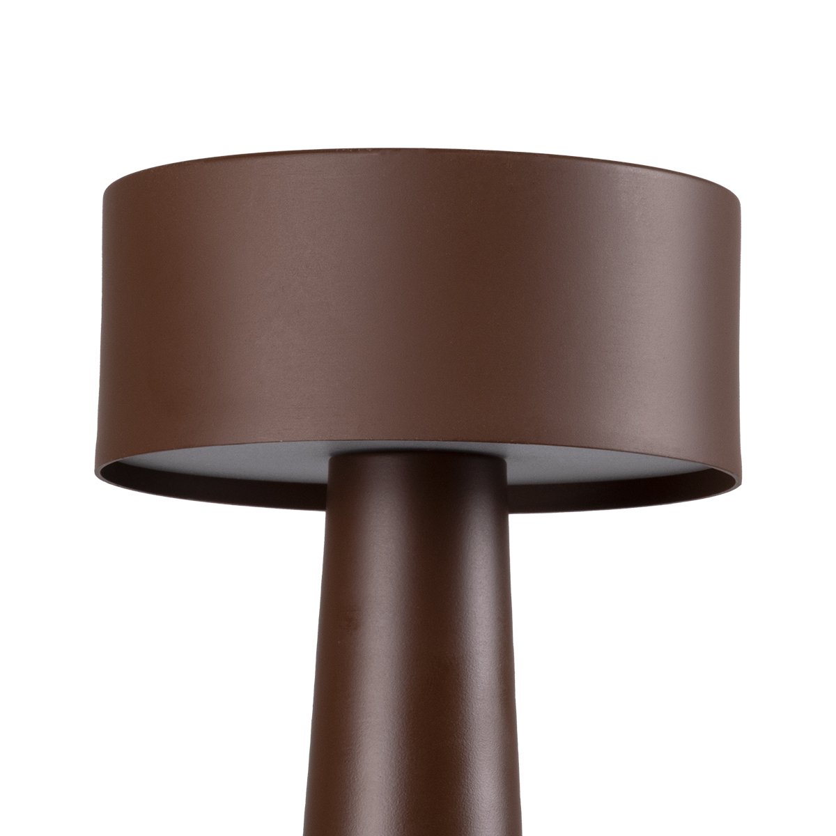 GloboStar® BELLA 76507 Επαναφορτιζόμενο Επιτραπέζιο Φωτιστικό Πορτατίφ LED 1.5W 105lm 120° DC 5V IP44 Θερμό Λευκό 2700K Dimmable Καφέ Αλουμίνιο - Μ9 x Π9 x Υ21cm - 2 Xρόνια Εγγύηση - Image 8