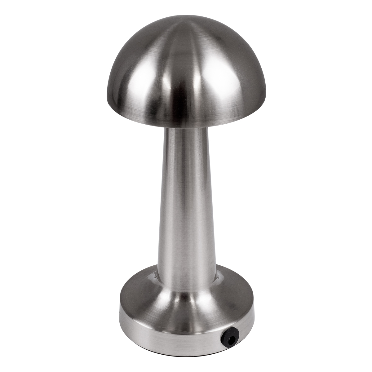 GloboStar® COCO 76510 Επαναφορτιζόμενο Επιτραπέζιο Φωτιστικό Πορτατίφ LED 1.5W 105lm 120° DC 5V IP44 Θερμό Λευκό 2700K Dimmable Ασημί Αλουμίνιο - Μ10 x Π10 x Υ22cm - 2 Xρόνια Εγγύηση - Image 5