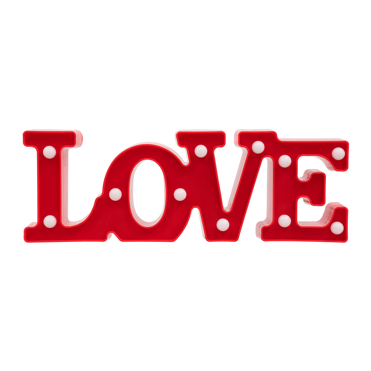 GLOBOSTAR® LOVE BOMBING 76548 Μοντέρνο Επιτραπέζιο Φωτιστικό Πορτατίφ LED 2W 120lm 180° DC 3V με Μπαταρίες 2xAAA IP20 Θερμό Λευκό 2700K - Κόκκινο - Μ30 x Π10.7 x Υ4cm - 2 Χρόνια Εγγύηση - Image 5