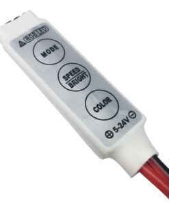 LED RGB Controller με Καλώδιο 5v (30w) - 12v (72w) - 24v (144w) DC GloboStar 77412