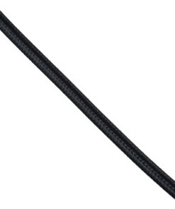 GLOBOSTAR® DECOCABLE 77601 Υφασμάτινο Καλώδιο 2 x 0.75mm² IP20 - Μαύρο - Μ100 x Π0.6 x Υ0.6cm