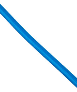 GloboStar® 77610 Στρογγυλό Υφασμάτινο Καλώδιο 1m 2 x 0.75mm² Μπλε