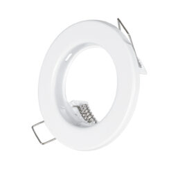 GLOBOSTAR® ORO 77807 Χωνευτή Βάση για Σποτ MR16 με Ντουί GU10/GU5.3 IP20 - Λευκό - Μ8.3 x Π8.3 x Υ3.1cm / Q6cm