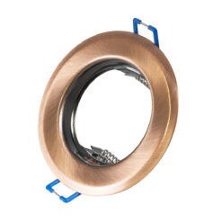 GLOBOSTAR® ORO 77812 Χωνευτή Βάση για Σποτ MR16 με Ντουί GU10/GU5.3 IP20 - Χάλκινο - Μ8.3 x Π8.3 x Υ3.1cm / Q6cm