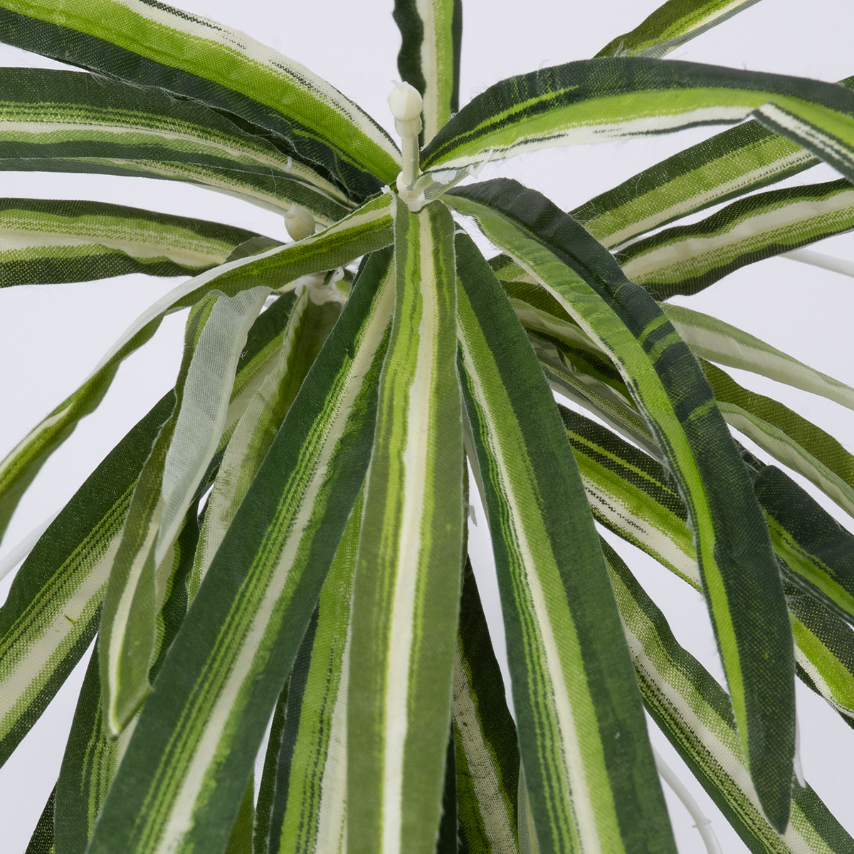 GloboStar® SPIDER PLANT 78217 Τεχνητό Φυτό Χλωρόφυτο - Μπουκέτο Διακοσμητικών Φυτών - Κλαδιών με Φύλλωμα Πράσινο - Κίτρινο - Λευκό Υ60cm - Image 2