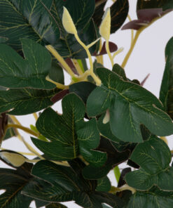 Alternative view of GloboStar® BELLYACHE BUSH 78219 Τεχνητό Φυτό Γιατρόφα - Μπουκέτο Διακοσμητικών Φυτών - Κλαδιών με Φύλλωμα Πράσινο - Κίτρινο - Κόκκινο Υ28cm