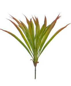 GloboStar® CORDYLINE 78229 Τεχνητό Φυτό Κορδιλύνη - Μπουκέτο Διακοσμητικών Φυτών - Κλαδιών με Φύλλωμα Πράσινο - Κόκκινο Υ34cm
