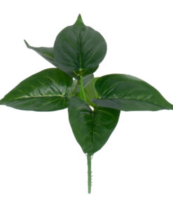 GloboStar® POTHOS 78266 Τεχνητό Φυτό Πόθος - Μπουκέτο Διακοσμητικών Φυτών - Κλαδιών με Φύλλωμα Πράσινο Υ28cm