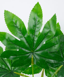 Alternative view of GloboStar® FATSIA 78283 Τεχνητό Φυτό Φάτσια - Μπουκέτο Διακοσμητικών Φυτών - Κλαδιών με Φύλλωμα Πράσινο Υ36cm