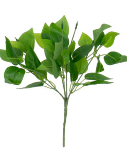 GloboStar® WATER PLANTAIN 78284 Τεχνητό Φυτό Άλισμα - Μπουκέτο Διακοσμητικών Φυτών - Κλαδιών με Φύλλωμα Πράσινο Υ30cm