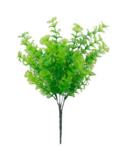 GloboStar® COONTAIL 78290 Τεχνητό Φυτό Κερατόφυλλο - Μπουκέτο Διακοσμητικών Φυτών - Κλαδιών με Φύλλωμα Πράσινο Υ37cm