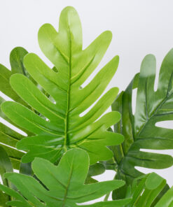 Alternative view of GloboStar® TREE PHILODENDRON 78299 Τεχνητό Φυτό Φιλόδεντρο - Μπουκέτο Διακοσμητικών Φυτών - Κλαδιών με Φύλλωμα Πράσινο Υ40cm