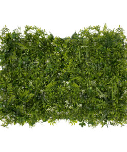 GLOBOSTAR® FERN 78401 Τεχνητό Πάνελ Φυλλωσιάς / Κάθετος Κήπος Γάλιο, Φτέρη, Γκι & Γρασίδι - Πράσινο - Μ60 x Π9 x Υ40cm