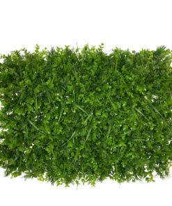 GloboStar® 78420 Artificial – Συνθετικό Τεχνητό Διακοσμητικό Πάνελ Φυλλωσιάς – Κάθετος Κήπος Καυκάσιο Πυξάρι – Λέιλαντ – Γρασίδι Πράσινο Μ60 x Υ40 x Π10cm