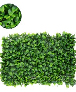 GloboStar® 78425 Artificial – Συνθετικό Τεχνητό Διακοσμητικό Πάνελ Φυλλωσιάς – Κάθετος Κήπος Πεπερομία – Πράσινο Μ60 x Υ40 x Π8cm