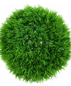GloboStar® 78507 Artificial – Συνθετικό Τεχνητό Διακοσμητικό Φυτό Θάμνος Γρασίδι Πράσινο Φ18cm