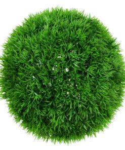 GloboStar® 78508 Artificial – Συνθετικό Τεχνητό Διακοσμητικό Φυτό Θάμνος Γρασίδι Πράσινο Φ23cm
