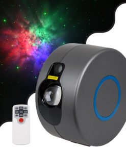 GloboStar® 78595 XL Διακοσμητικό Φωτιστικό Ειδικών Εφέ LASER NIGHT SKY AURORA GALAXY 3D LED 10W AC 230V - Πρίζα Schuko και Ασύρματο Χειριστήριο RF 2.4Ghz Πολύχρωμo RGB Dimmable