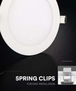18W CCT Στρογγυλό Φ220 Χωνευτό LED Panel 2640lm – V-TAC Cree Chip 6yrs Wty 78646VT