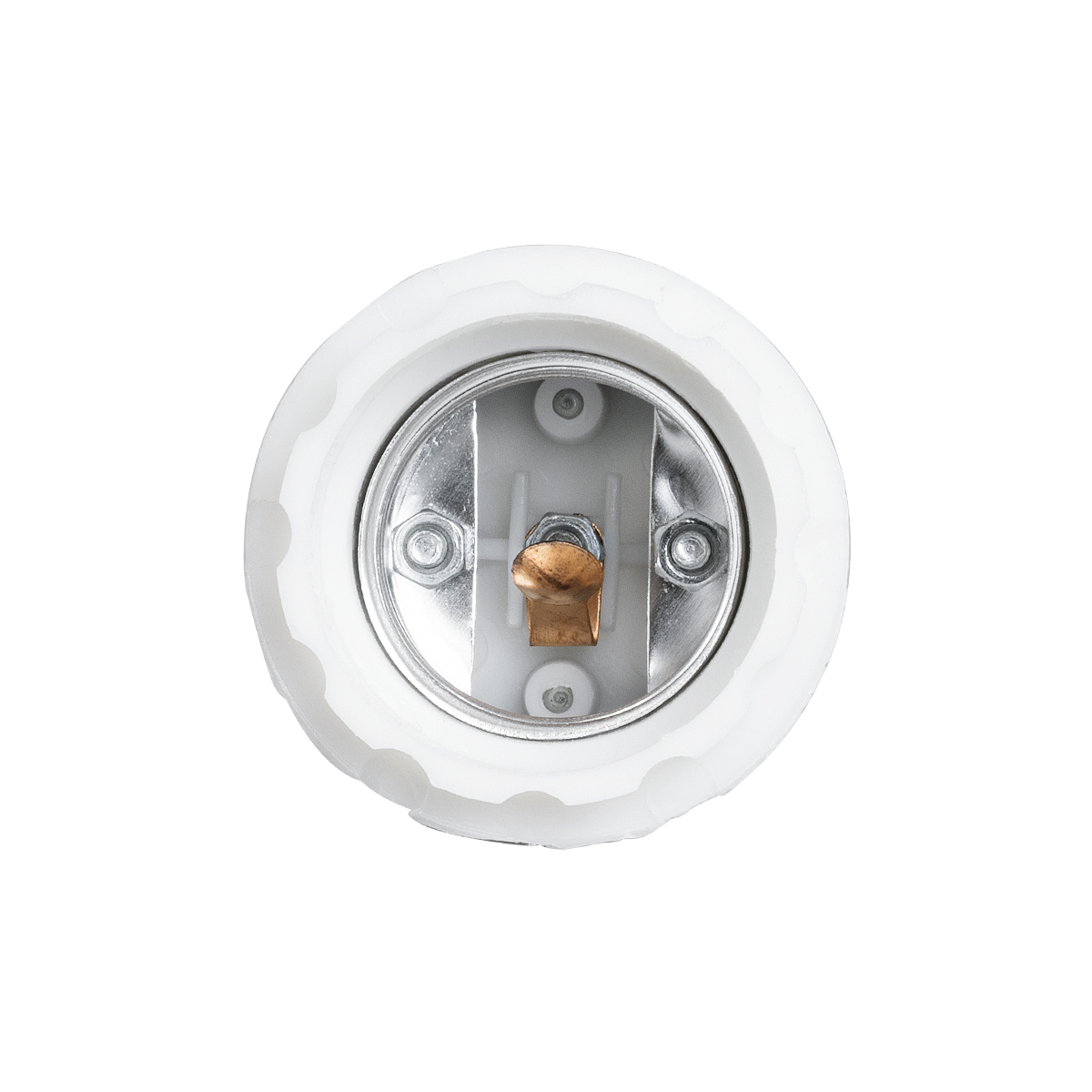 GloboStar® 78970 Πλαστικός Αντάπτορας Μετατροπέας από 1xE40 Ντουί σε 1xE27 Ντουί Λευκό Φ4.2 x Υ5cm - Image 4