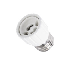 GLOBOSTAR® ADAPTOR 78973 Αντάπτορας/Μετατροπέας από Ντουί E27 σε GU10 IP20 - Μ3 x Π3 x Υ5cm