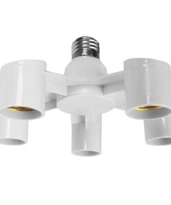 GLOBOSTAR® ADAPTOR 78979 Αντάπτορας/Μετατροπέας από Ντουί E27 σε 5 x E27 IP20 - Μ18 x Π18 x Υ10cm