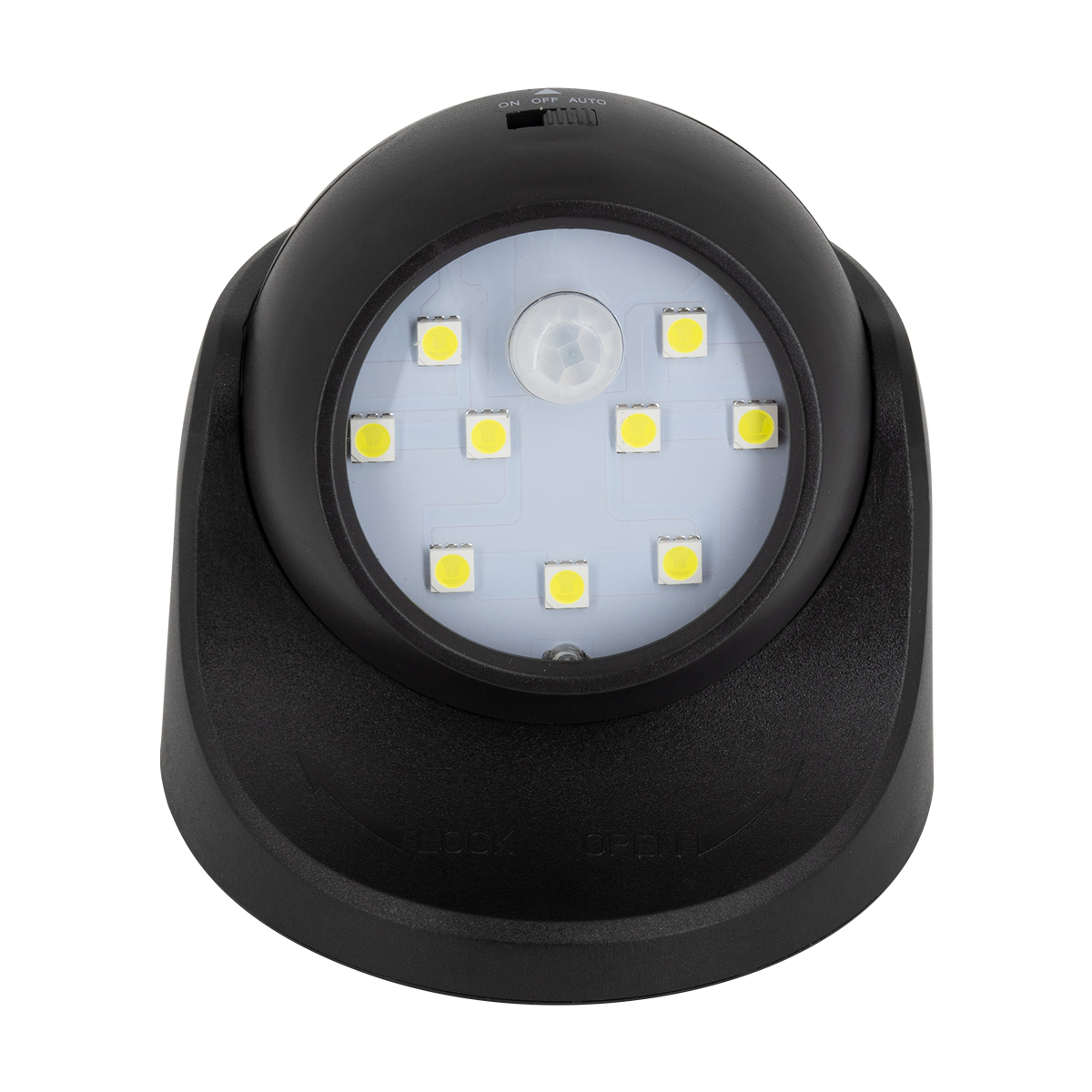 GloboStar® 79001 Μαύρο Φωτιστικό Μπαταρίας σε Σχήμα Κάμερας LED SMD 3W 300lm με Αισθητήρα Ημέρας-Νύχτας και PIR Αισθητήρα Κίνησης Ψυχρό Λευκό 6000K - Image 3